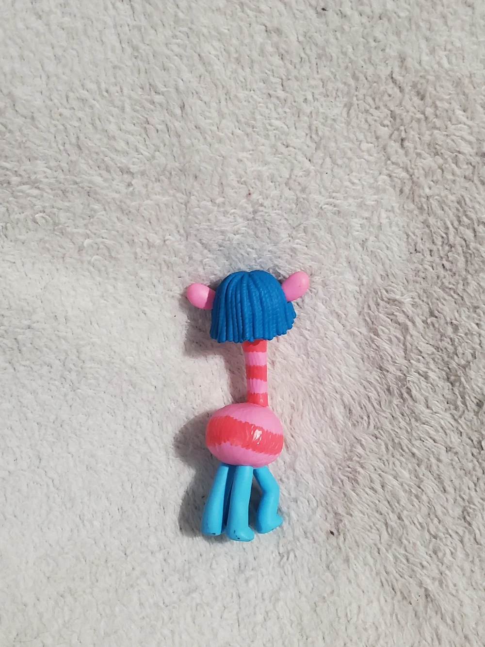 Troll Pink & Blue Kids Character Toy - Fun Collectible Figurine
